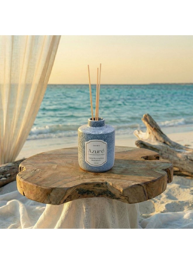 DANUBE HOME Azure Rose Reed Diffuser 200ml Home Fragrance Long Lasting Aroma Oil Air Freshener Luxury Scent - Image 1