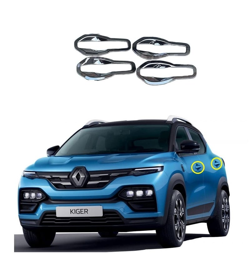 DDSONS Car Chrome Combo Exterior Accessories Kit For Renault Kiger - Adult - Image 5