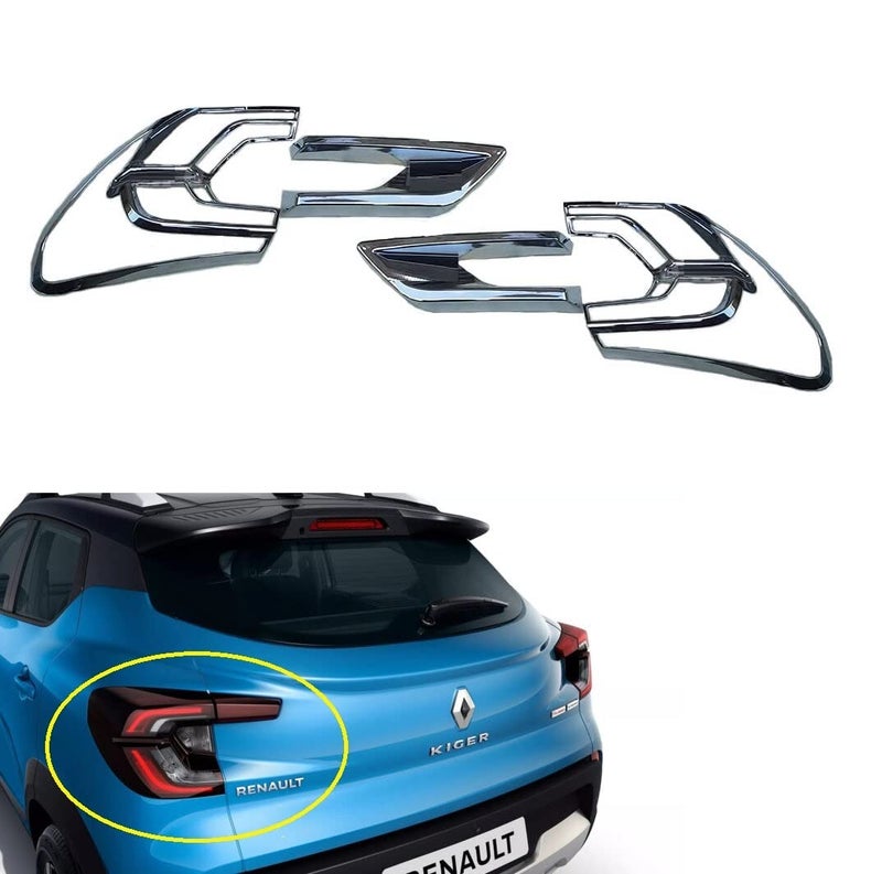 DDSONS Car Chrome Combo Exterior Accessories Kit For Renault Kiger - Adult - Image 3