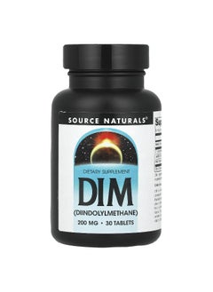 Source Naturals Source Naturals, DIM, 200 mg, 30 Tablets  - Image 1