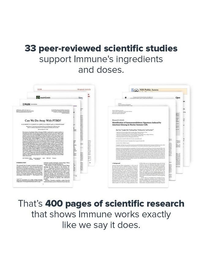 LEGION Immune- Immune Booster for Adults, Natural Immunity System Support w/Vitamin C (500mg), American Ginseng, Guduchi, and Garlic Supplement. - Image 3