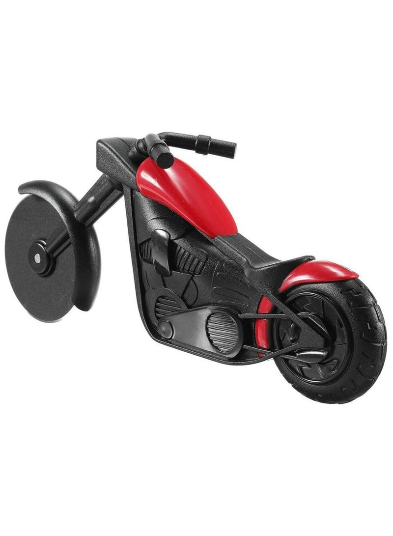 DANIM Pizza Cutter Hand Pizza Cutter Motorbike Pizza Cutter Funny Pizza Cutter Creative Pizza Cutter with Stand Used to Cut Pizza Dough Fun & Functional Kitchen Gadget - Image 3