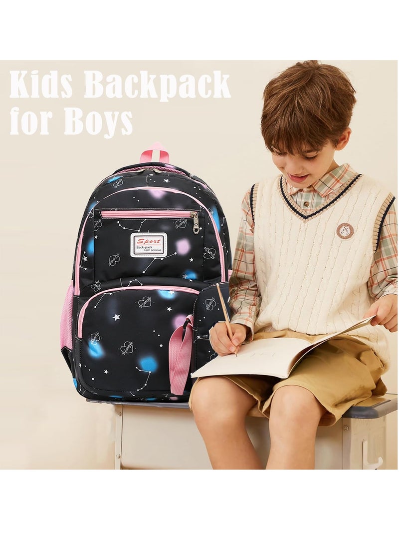 PACK WHIZ School Bag Set for Kids and Teens - Large Capacity Water Resistant (Backpack + Shoulder Bag + Pencil Case) - Image 4