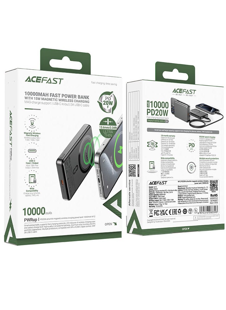 ACEFAST - Fast Charge Power Bank M12 PD 20W - 10,000mAh - Image 1