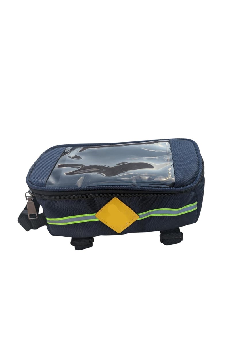 شنطة للتركيب على الدراجة . شنطة تثبت على الدراجة لحمل الموبيل والاغراض . خامة جوده عالية وثقيلة - Image 1