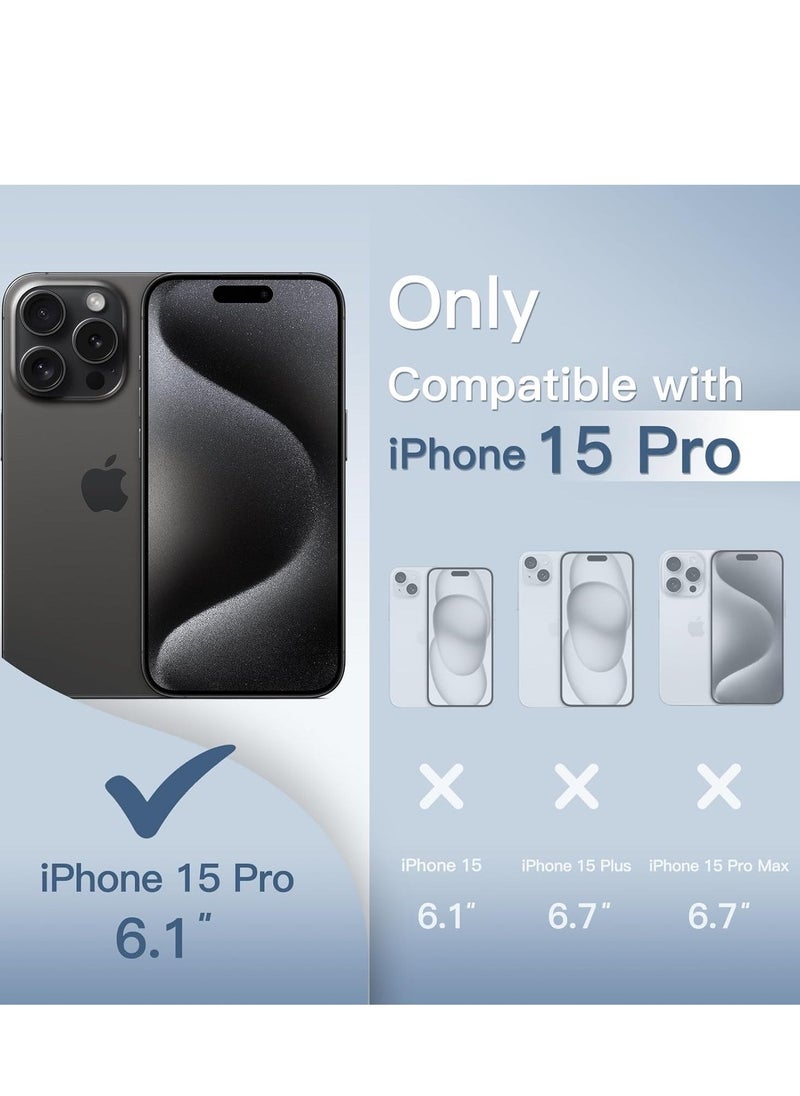 JAJEEK Ultra-Thin Case (0.35mm Thin) for iPhone 15 Pro 6.1 inch, Full Camera Lens Protection, Lightweight Matte Polycarbonate, Wireless Charging Compatible – Sleek & Durable Design - Image 2