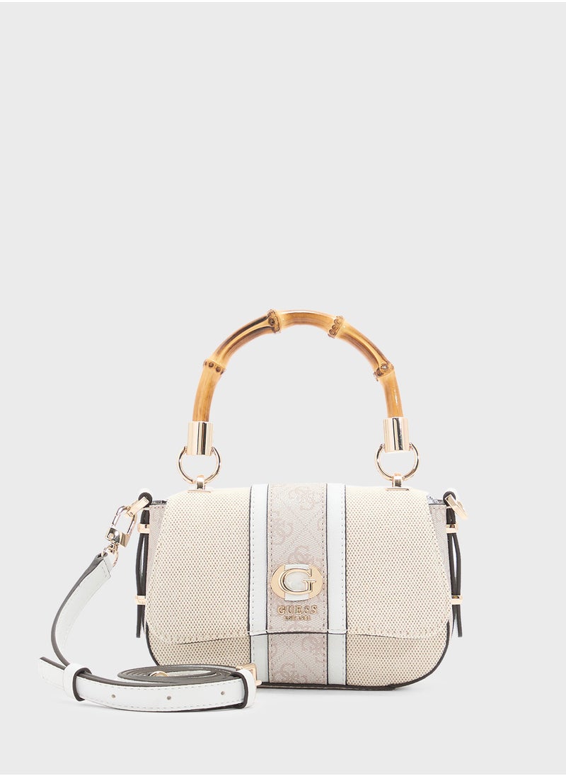 GUESS Kerima Bamboo Mini Tp Hndl Flp  - Image 1