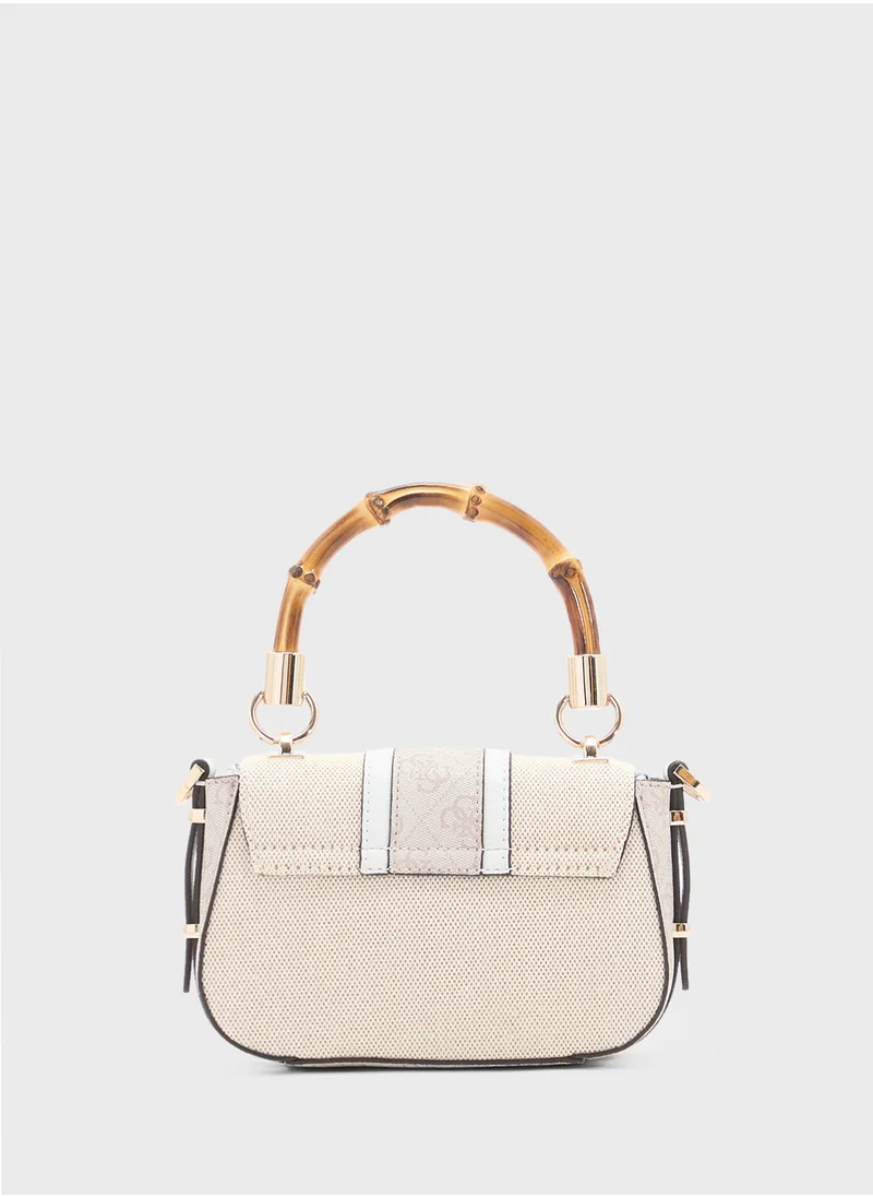 GUESS Kerima Bamboo Mini Tp Hndl Flp