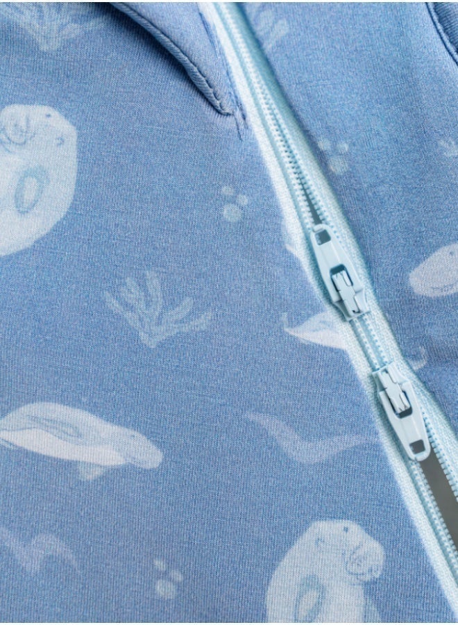 Hushabye – Baby Sleep Bag – 1.0 TOG Bamboo – Dugong - Image 3