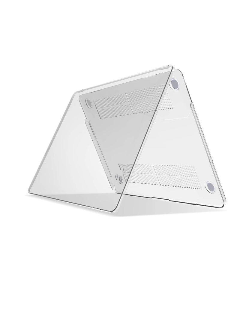 Hard Shell Case Protective Snap On Cover Compatible with Apple MacBook Pro 15 inch 2019 2018 2017 2016 Release A1990 A1707 with Touch Bar and Touch ID (Crystal Clear) - Image 1