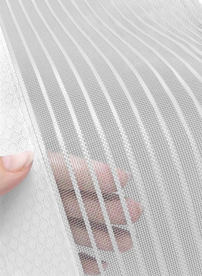 Loviga Heavy Duty Door Screen Magnetic Closure, LOVIGA Thickened Fiberglass Screen Door Mesh, Self Sealing, Tear Resistant, Easy Assemble, Fine Mesh Keep Bugs Out Fit Door Size 38 Inch X 82 Inch White - Image 1