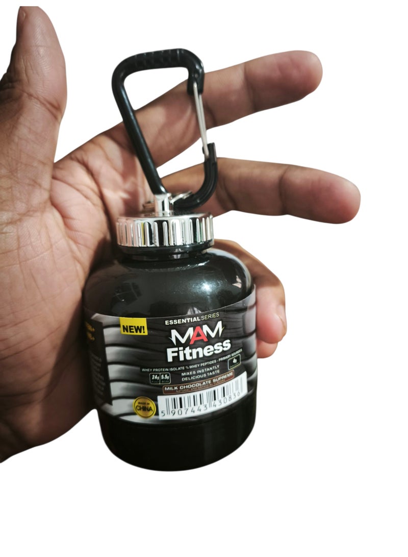 MAM 6 Pieces of Protein Shake Mini Bottles Upper and Lower Caps - Image 3