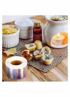 Excefore Candle Warning Stickers Label, Waterproof Candle Safety Decals with 100 Pieces Cotton Candle Wicks for Wax Melt Molds, 1.8 x 1.5 Inches 600 Pieces  - Image 4