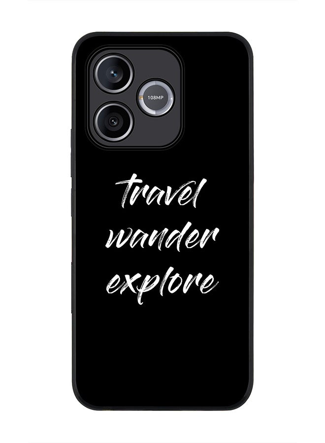Stylizedd For Honor 600 Lite / 500 Smart / Honor X80i Case,Slim fit Camera Protection, Shockproof Thin Phone cover  - Travel Wander Explore - Image 1