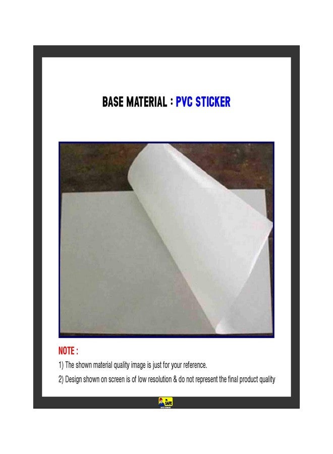 Mr. Safe - Single Line Please - Maintain Distance in Queue - Floor Signs for Queues - Social Distancing Signs in PVC Sticker 8 Inch X 8 Inch - Image 2