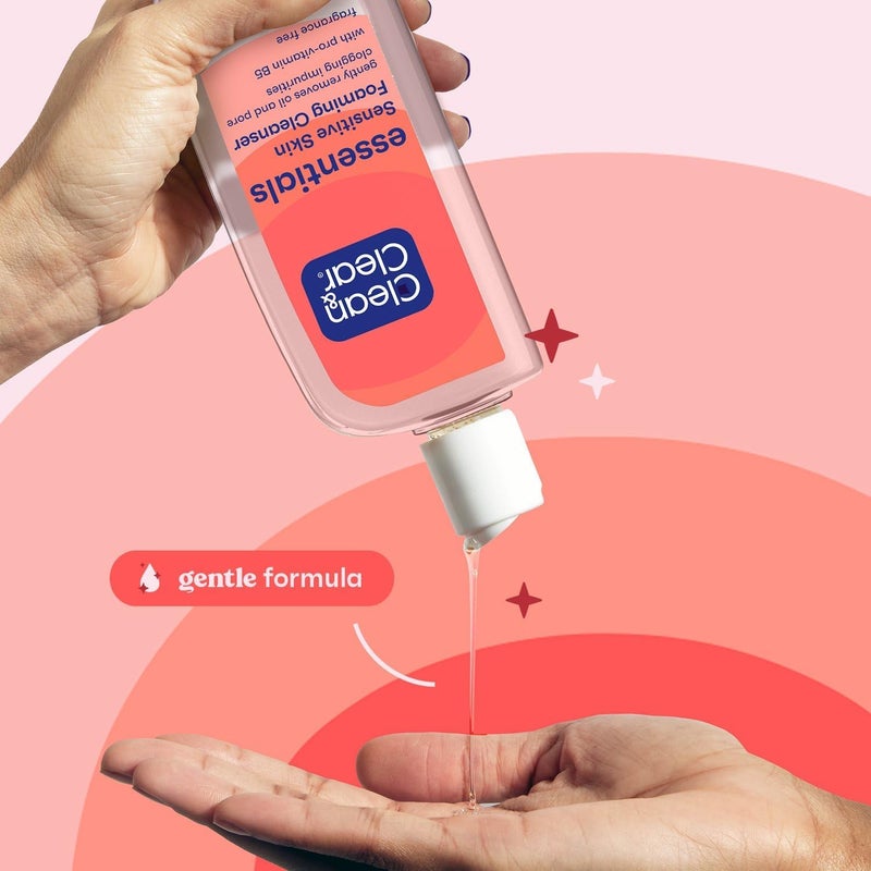 Clean & Clear ESSENTIALS Foaming Facial Cleanser, 8 Ounce (Pack of 2) - Image 4