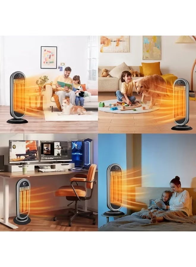Denx 900W Portable Electric Heater with Temperature Control and Overheat Protection – Safe and Practical Design DX2638 - Image 3
