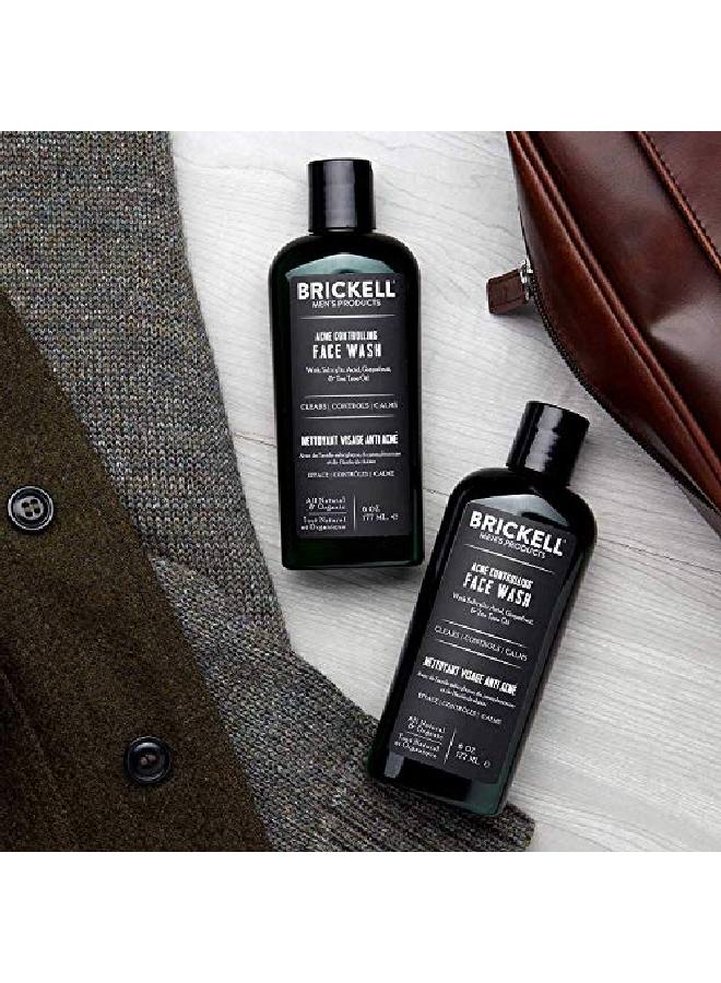 Brickell Men's Products Brickell Men'S Acne Face Wash For Men Natural And Organic Men'S Acne Face Wash To Cleanse Skin And Eliminate Acne Clears Breakouts 2% Salicylic Acid 6 Ounces  - Image 4
