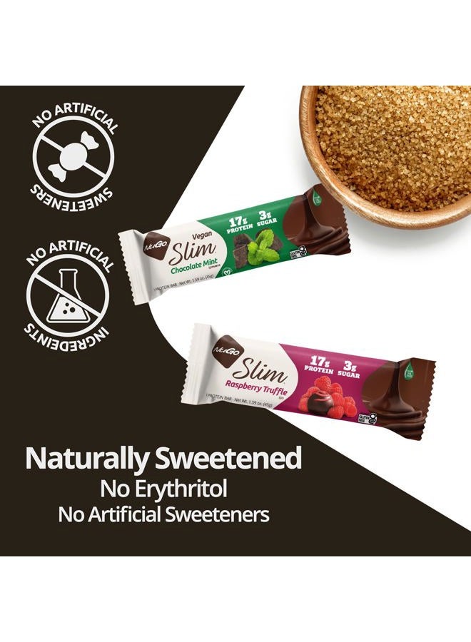NuGO Nutrition Bar - Slim Raspberry Truffle - 1.59 oz - (Pack of 12)12 - Image 5