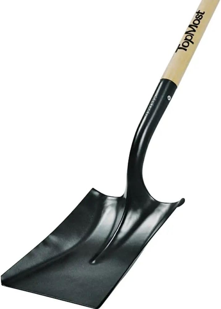 31174 Tru Built Square Point Shovel, Long Handle, 45-Inch