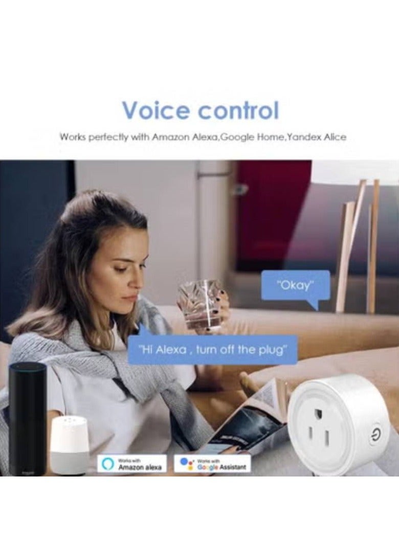 AROAQ 20A TUYA WiFi Smart Plug – US Standard Smart Socket with App & Voice Control, Compatible with Alexa and Google Home  - Image 3