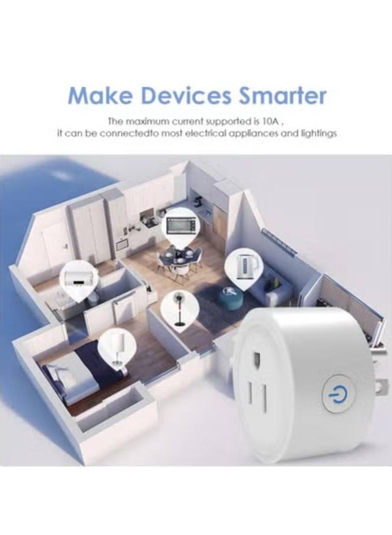 AROAQ 20A TUYA WiFi Smart Plug – US Standard Smart Socket with App & Voice Control, Compatible with Alexa and Google Home  - Image 4