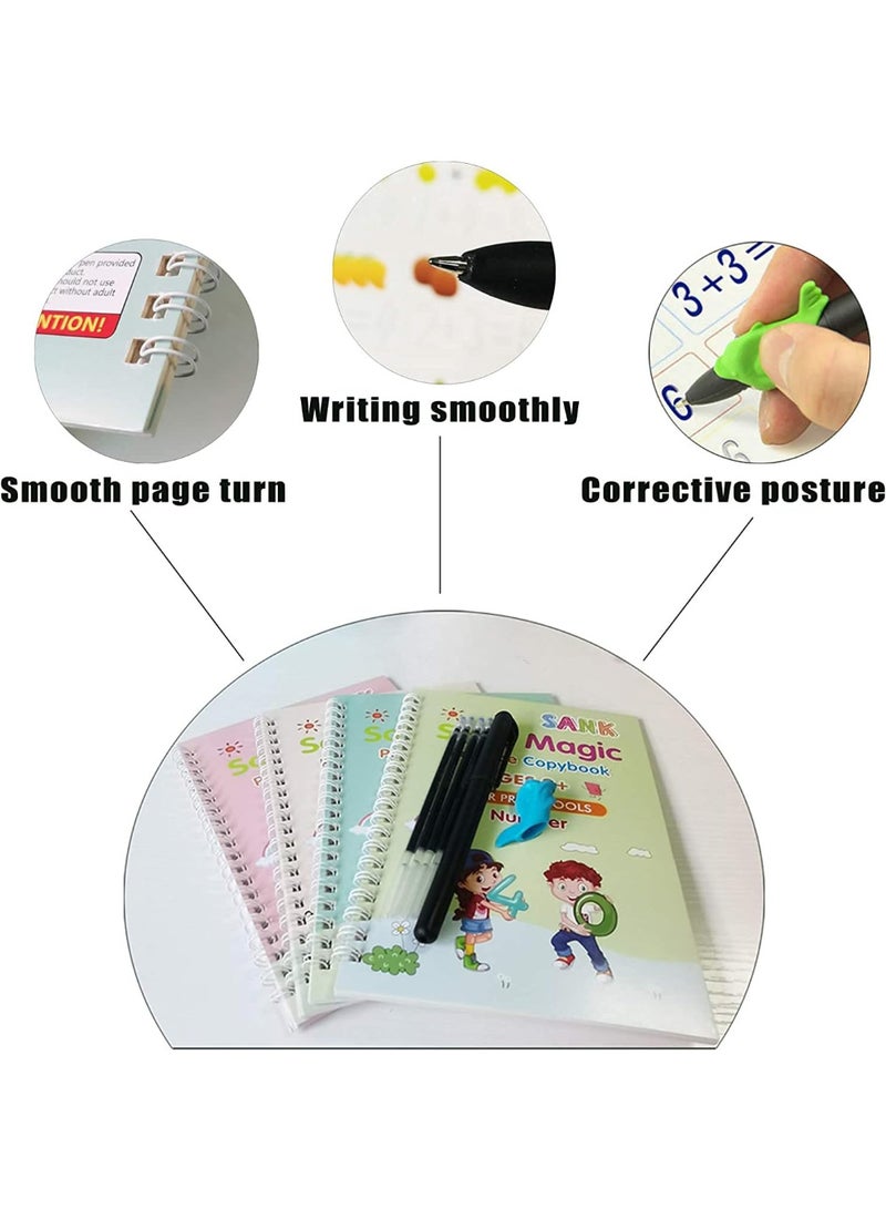 Magic Book Reusable Exercise Book Magic Workbook for Kids Help your child learn coloring and drawing in a fun and interactive way with the Magic Workbook, specially designed for ages 3+. The magic ink disappears after a while, meaning the workbook can be reused many times! It develops writing, repetition, and concentration skills in a fun way. Perfect for nursery and preschool children! - Image 4