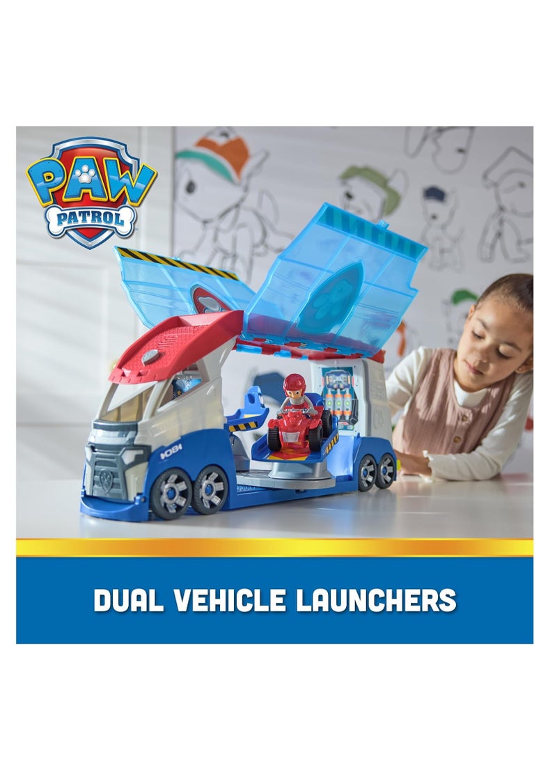 PAW PATROL Paw Patrol, Transforming PAW Patroller with Vehicle Launchers, Lights & Sounds, Ryder Action Figure & ATV Toy Car, Kids’ Toys for Boys & Girls Ages 3+  - Image 2
