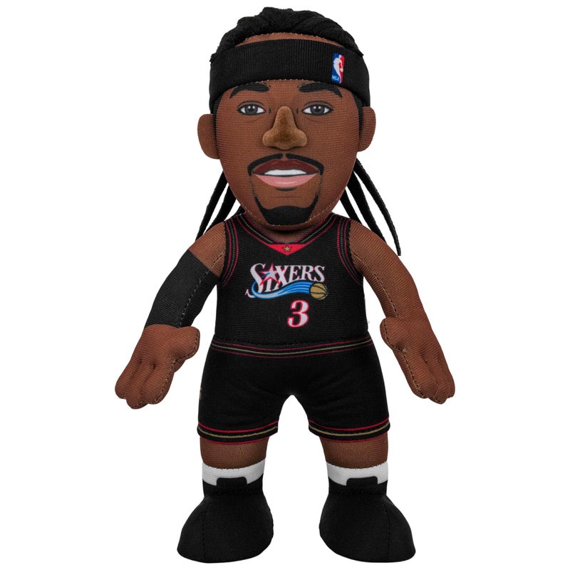 Bleacher Creatures Philadelphia 76ers Allen Iverson 10 Plush Figure A Legend for Play or Display - Image 3