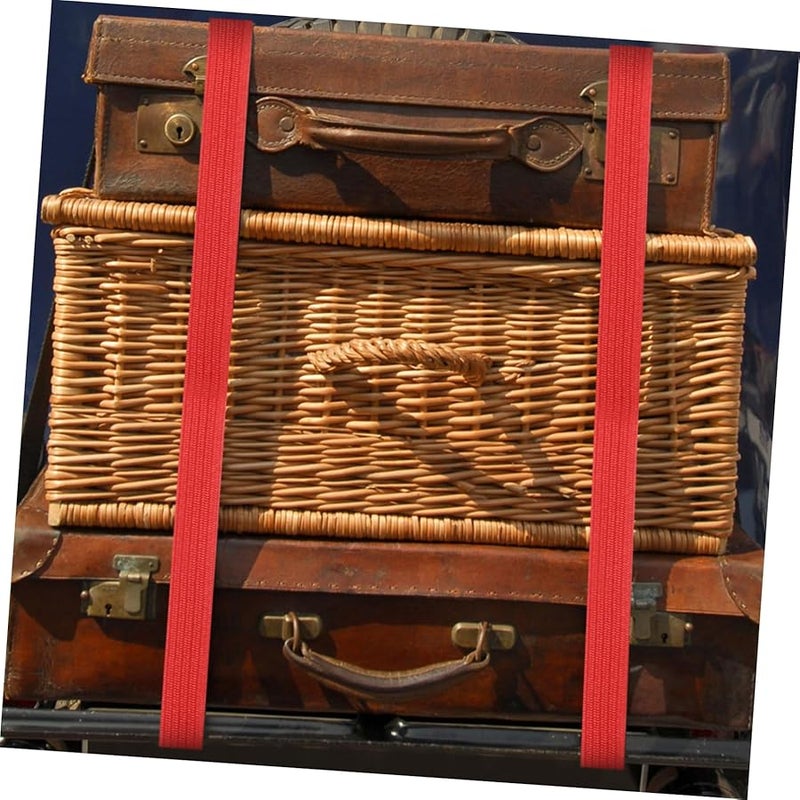 أربطة مطاطية قابلة للتعديل مع خطاطيف، أحزمة رافعة بقوة 1500 رطل، حبل ربط مرن للتخييم والانتقال - Image 5