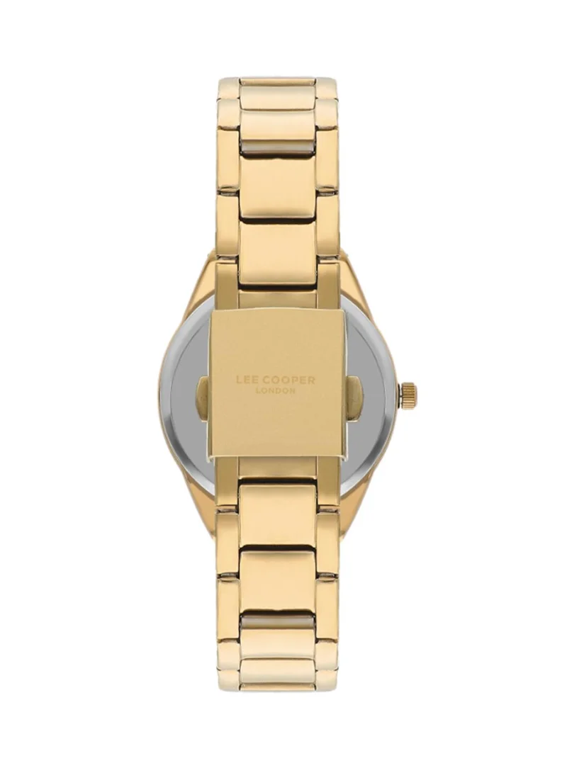 Lee Cooper Lee Cooper LC07863.170 Women's Multi Function Display Watch & Metal Strap Gold