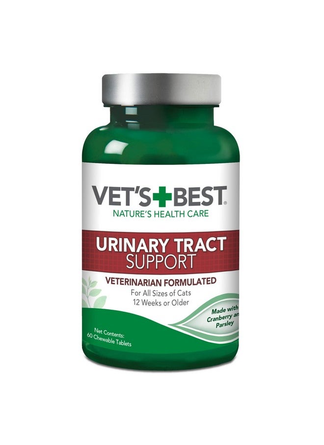Vet's Best Vet's Best Cat Urinary Tract Support Chewables | Supports A Healthy Urinary Tract in Cats | 60 Chewable Tablets  - Image 1