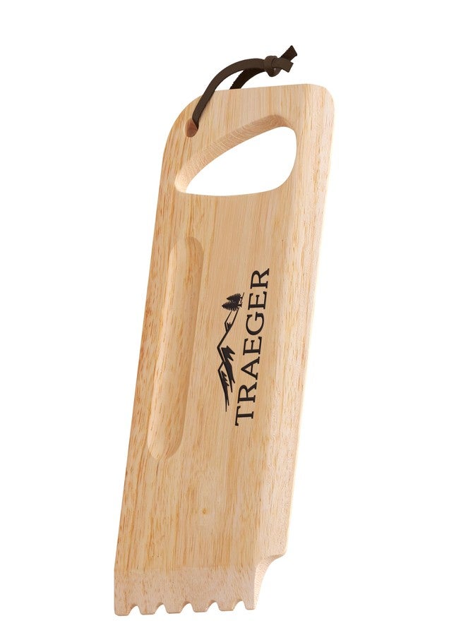 Traeger Grills BAC454 Wooden Grill Scraper - Solid Hardwood Grill Grate Cleaner, Compatible with Pro Series, Ironwood, and Timberline Grills, Safe Bristle-Free Grill Cleaning Accessory - Image 1