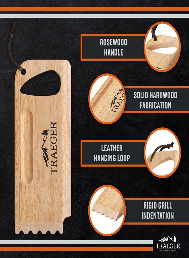 Traeger Grills BAC454 Wooden Grill Scraper - Solid Hardwood Grill Grate Cleaner, Compatible with Pro Series, Ironwood, and Timberline Grills, Safe Bristle-Free Grill Cleaning Accessory - Image 3