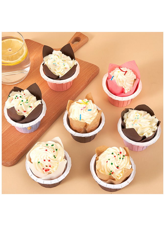 50-Piece Cake Cup Liners Greaseproof paper baking cupcake Muffin liners  - Image 4