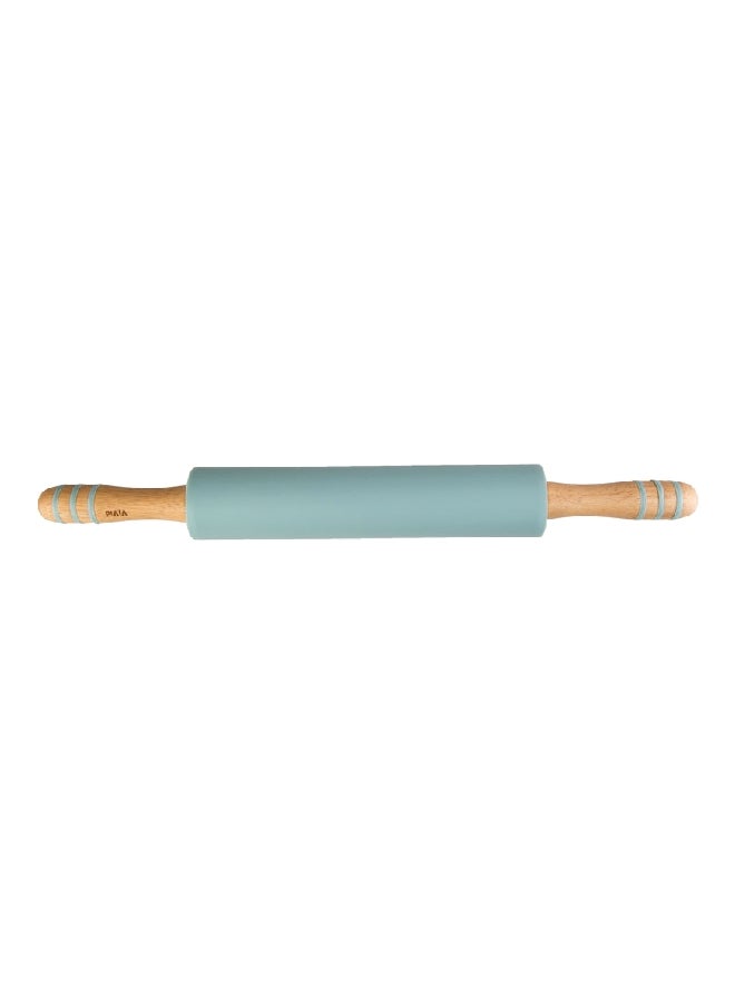 PARFAIT Durable Silicone Rolling Pin Blue and Brown 47.8 x 5.2 x 5.2 cm HB6936CC - Image 4