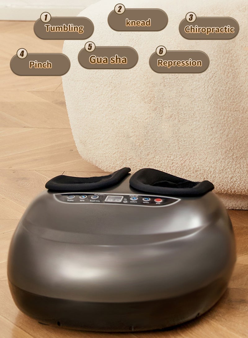 EzzySo مدلك القدم مع تقنية العجن العميق والعلاج بالضغط الهوائي يوفر تدليك للقدم والساقين ويخفف من آلام العضلات المتعبة ويعزز الدورة الدموية، استرخاء للاستخدام في المنزل أو المكتب - Image 3