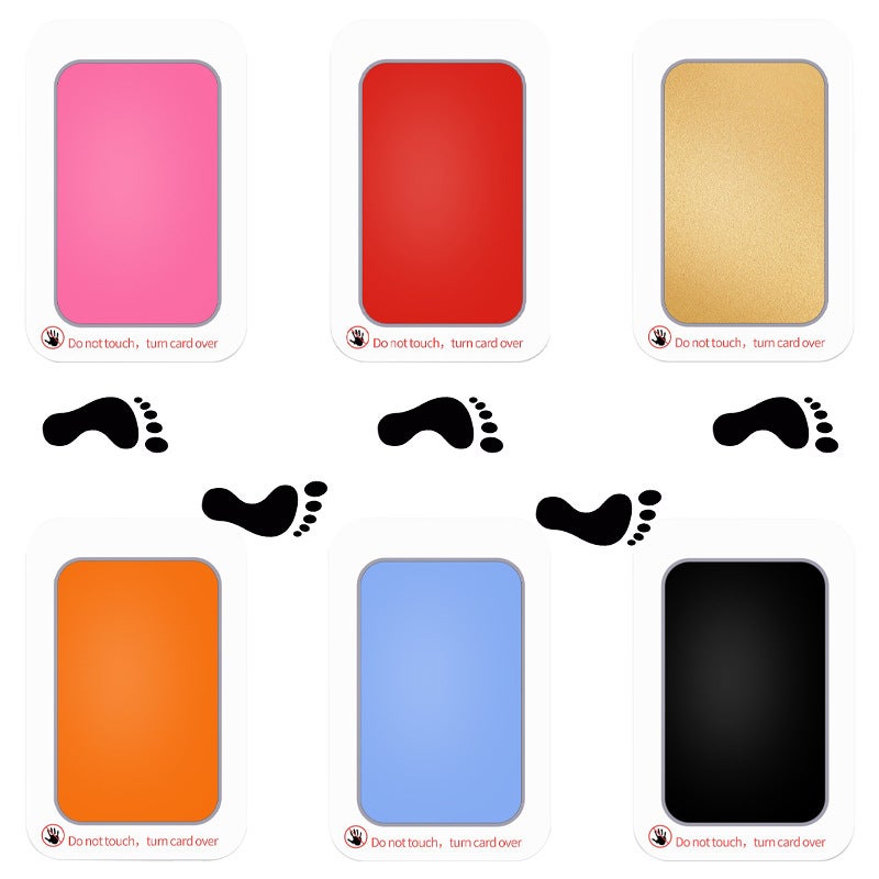Baby Not Dirty Hand Printing Pad Baby Graffiti Commemorative Hand Printing Table Color Posensitive Printing Pad - Image 2