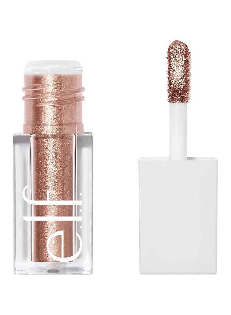 إلف ظلال عيون معدنية سائلة، سريعة الجفاف، تركيبة هلامية تدوم طويلاً، تغطية مصبوغة بتمريرة واحدة، نباتي، لم يتم الإساءة إلى الحيوانات لتصنيعها. - Image 1