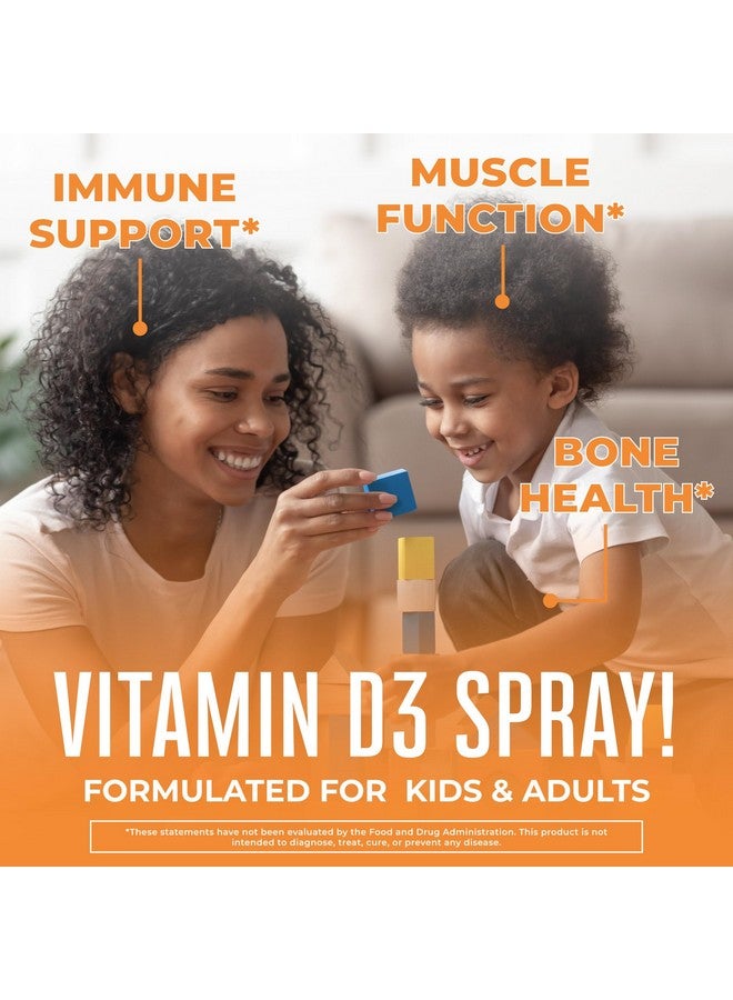 MaryRuth Organics MaryRuth Organics Vitamin D USDA Organic | Vitamin D3 Liquid | Sugar Free | Liquid Vitamin D Spray Immune Support for Adults & Kids | Bone Health | Vit D3 | Vegan | Gluten Free | Non-GMO | 30 Servings  - Image 2
