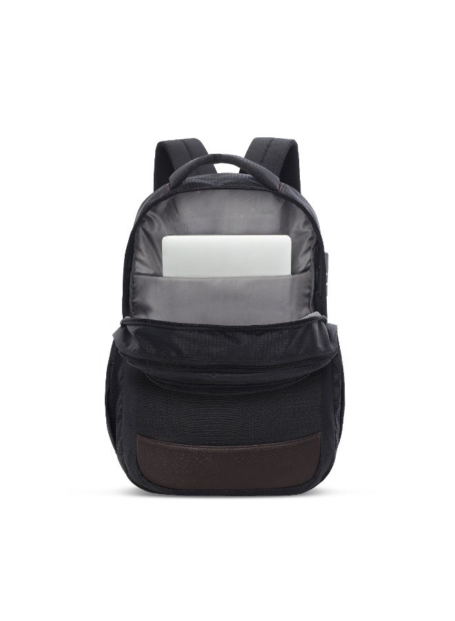 لافي حقيبة ظهر لابتوب لافي سبورت  لتر زينيث بغطاء مطر وقفل تركيبي أسود - Image 2