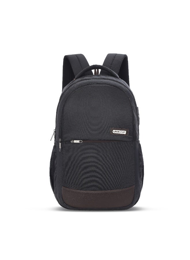 لافي حقيبة ظهر لابتوب لافي سبورت  لتر زينيث بغطاء مطر وقفل تركيبي أسود - Image 1