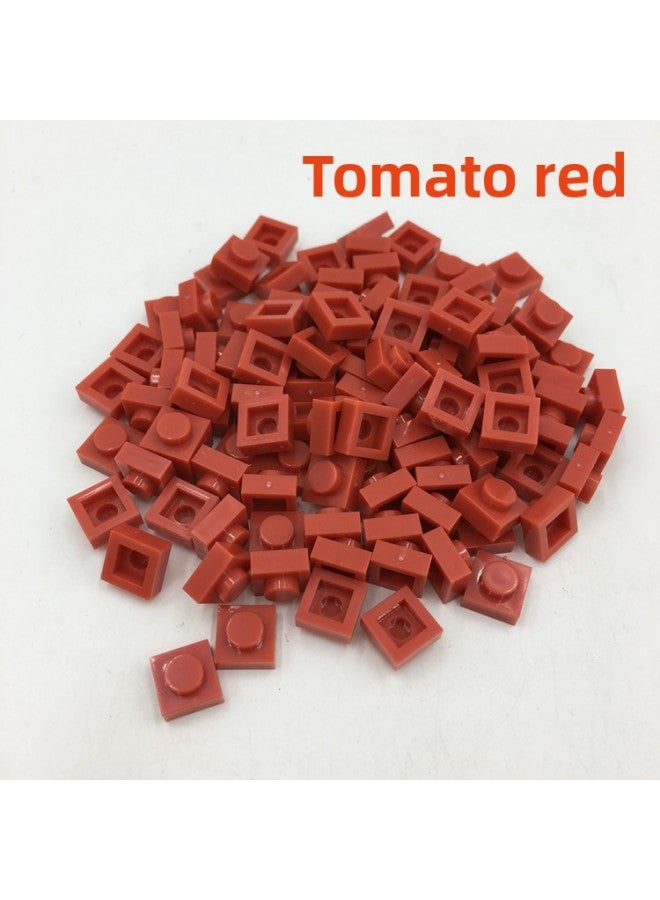 Building Block Parts Small Particles Basic Parts Short 1*1 Hole Pixel Particles Assembled Building Blocks Draw Two-dimensional Code 0.1 Kg/bag 
