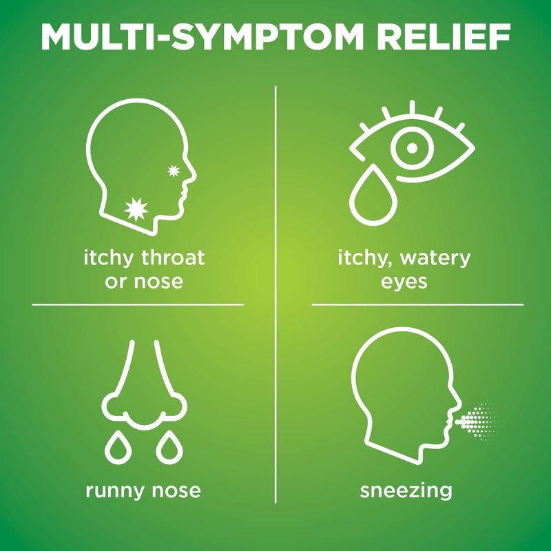 Care 24 Hour Allergy Relief for Children Cetirizine Hydrochloride Oral Solution 1 mgmL Grape Flavor Dye Free 8 fl oz Pack of 1 - Image 2