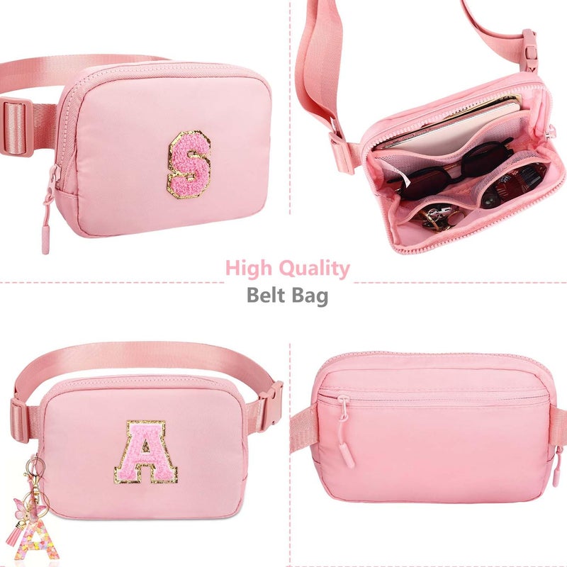 Kejea Birthday Gifts for 3 4 5 6 7 8 9 10 11 12 13 Year Old Girls - Initial Fanny Pack Crossbody Bag Belt Bag Purse for Girls Teens Personalized Trendy Stuff for Kids Christmas Gifts A - Image 3