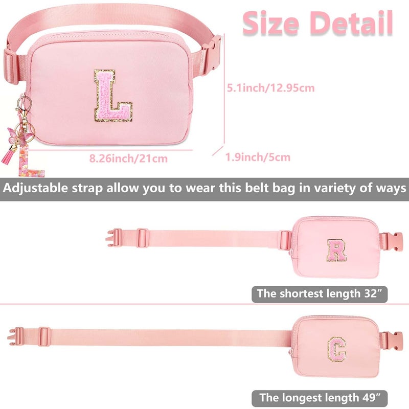 Kejea Birthday Gifts for 3 4 5 6 7 8 9 10 11 12 13 Year Old Girls - Initial Fanny Pack Crossbody Bag Belt Bag Purse for Girls Teens Personalized Trendy Stuff for Kids Christmas Gifts A - Image 5