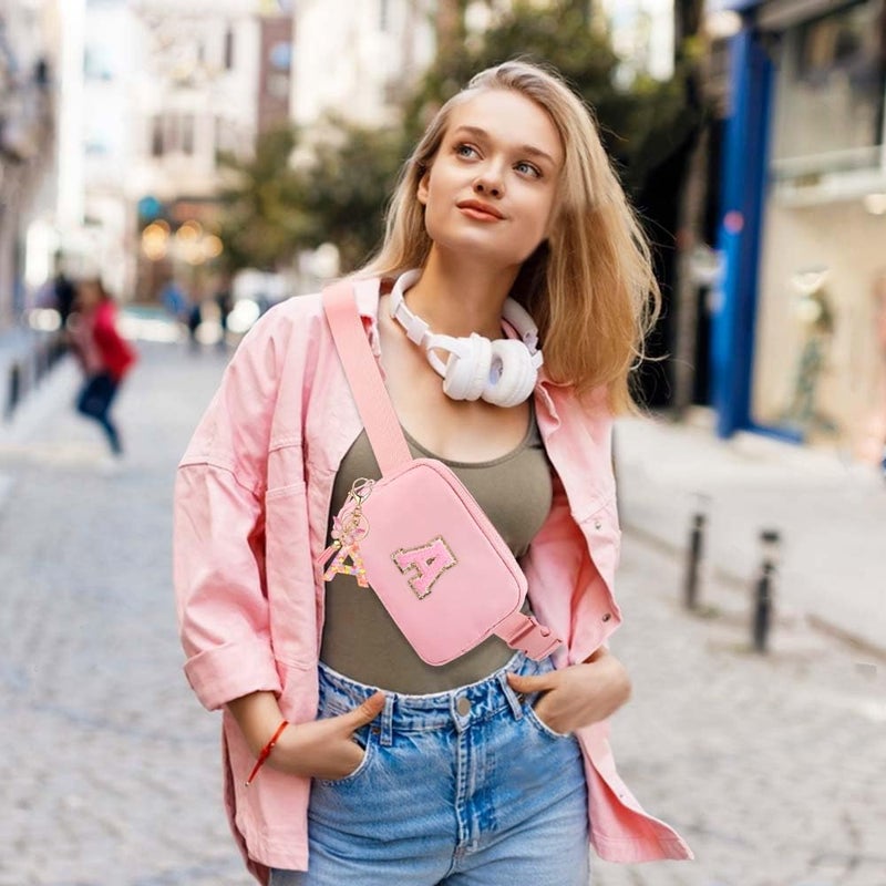 Kejea Birthday Gifts for 3 4 5 6 7 8 9 10 11 12 13 Year Old Girls - Initial Fanny Pack Crossbody Bag Belt Bag Purse for Girls Teens Personalized Trendy Stuff for Kids Christmas Gifts A - Image 2