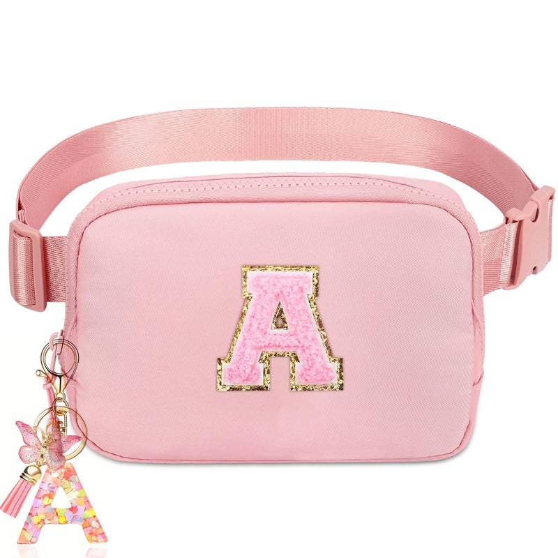 Kejea Birthday Gifts for 3 4 5 6 7 8 9 10 11 12 13 Year Old Girls - Initial Fanny Pack Crossbody Bag Belt Bag Purse for Girls Teens Personalized Trendy Stuff for Kids Christmas Gifts A - Image 1