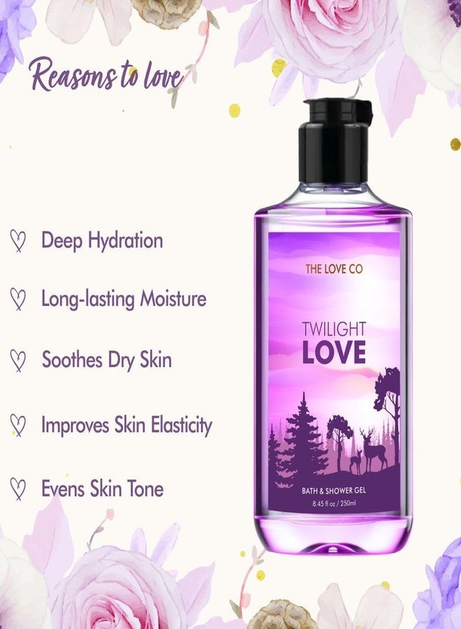 The Love Co. Twilight Love Body Wash for Women - Organic & Vegan, Long-Lasting Scent with Nourishing Shea Butter, Vitamin E, and Niacinamide - Cruelty-Free, Paraben-Free - 250ml - Image 4