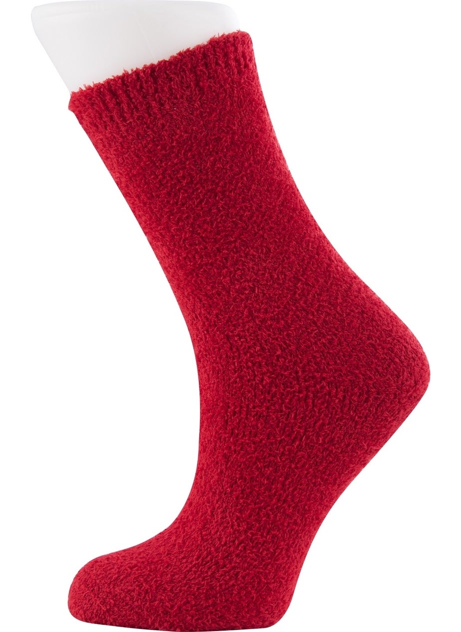 2-Pack Red New Year's Soft Sleep Socks - pzsku/Z371458334D29D88D518DZ/45/_/1741272038/e713cc84-26b4-4809-9cb1-53b60bad93e7